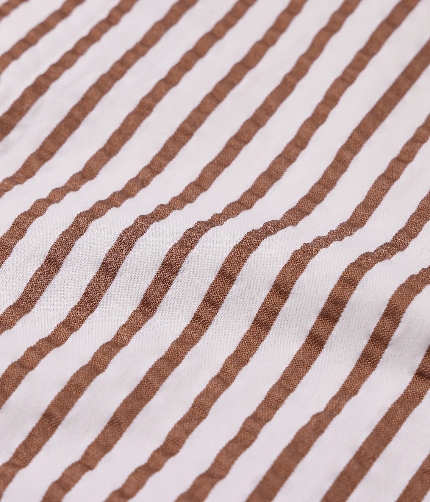 VIVIAN SEERSUCKER SS SHIRT // COPPER