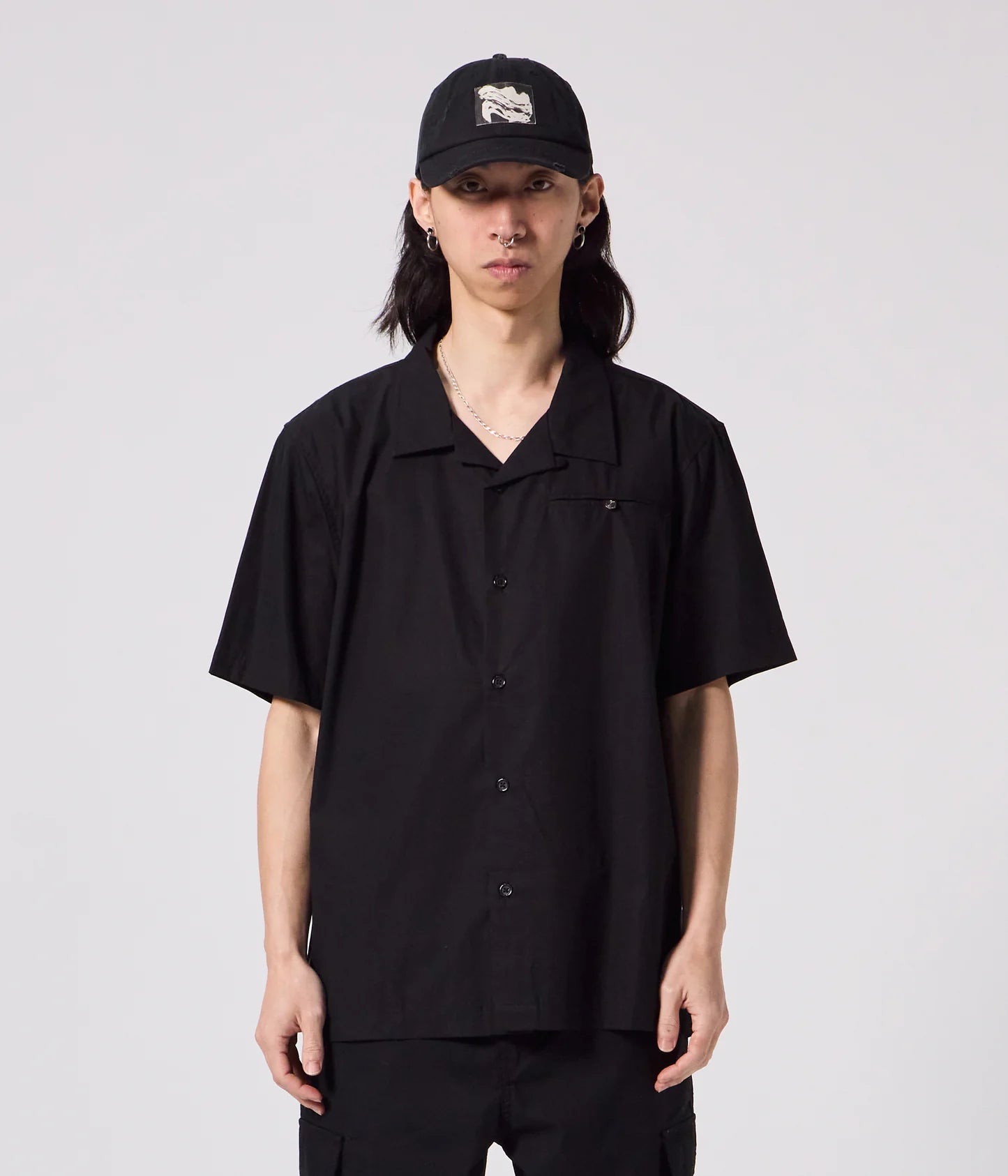 ROSE MARILYN SS SHIRT // BLACK