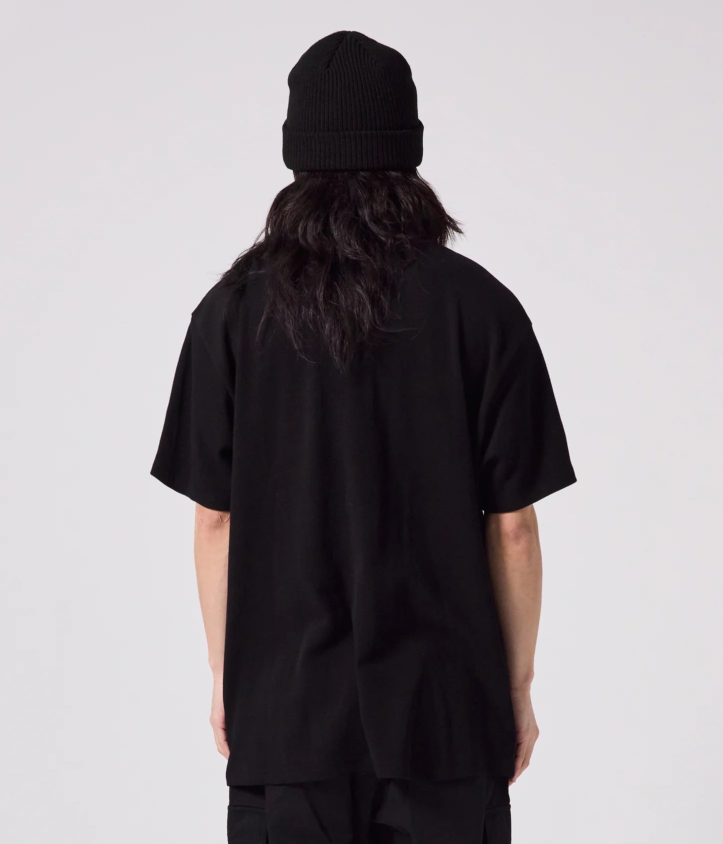 RECURRENT F WAFFLE T-SHIRT // BLACK