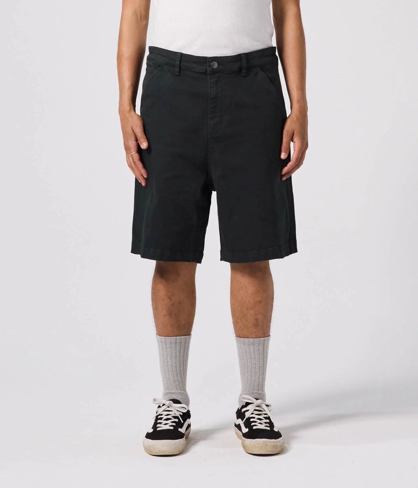 REYNOLDS OVERDYE DENIM 21' WALKSHORT // IVY STONE