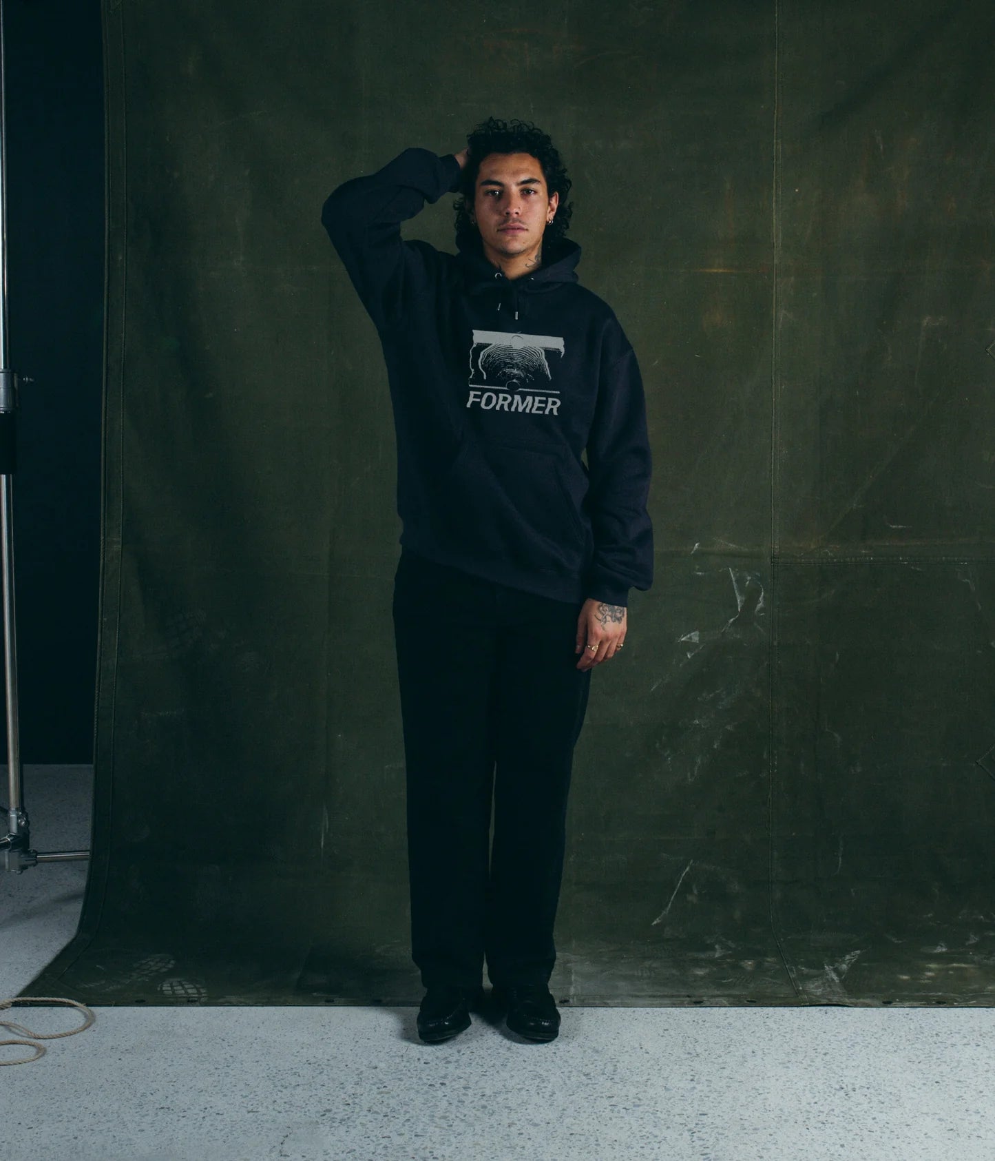 FRACTIONAL HOOD // NAVY