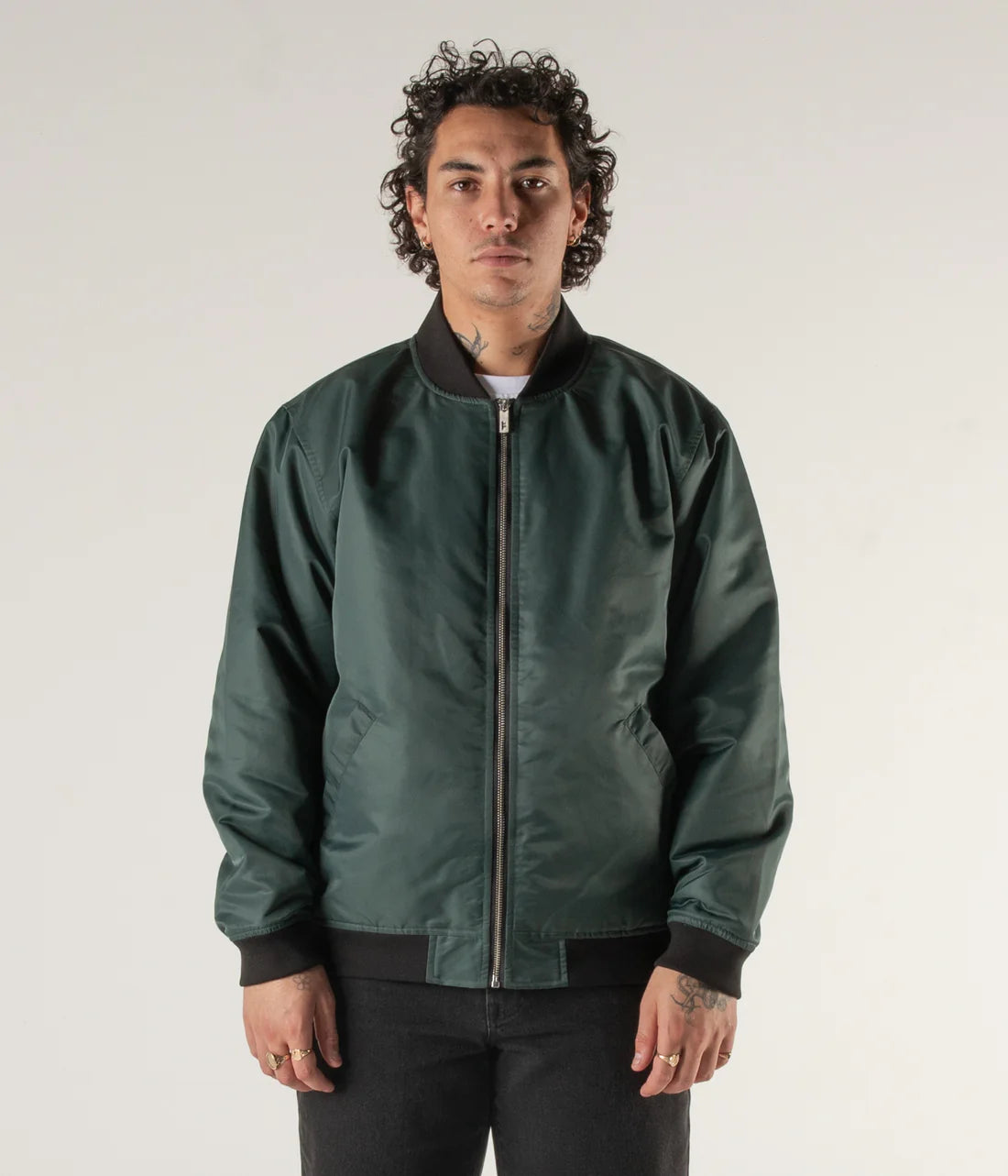 VARSITY AG JACKET // FOREST