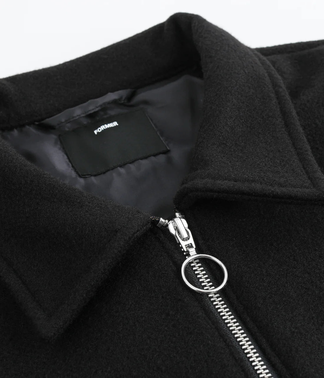 SYNOPTIC FELT JACKET // BLACK