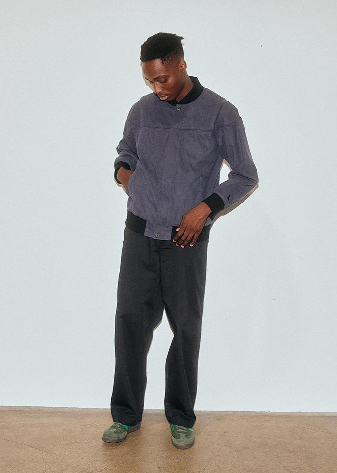 VT SUEDE VOMBER JACKET // NAVY