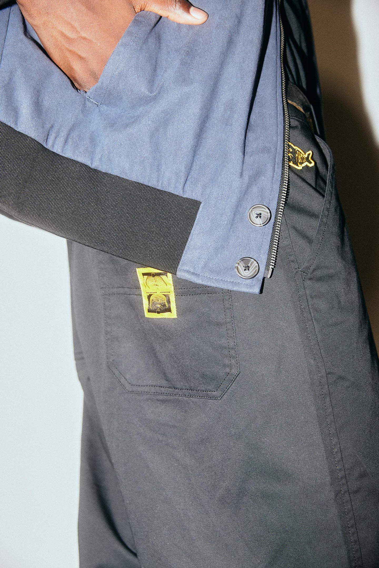 VT SUEDE VOMBER JACKET // NAVY