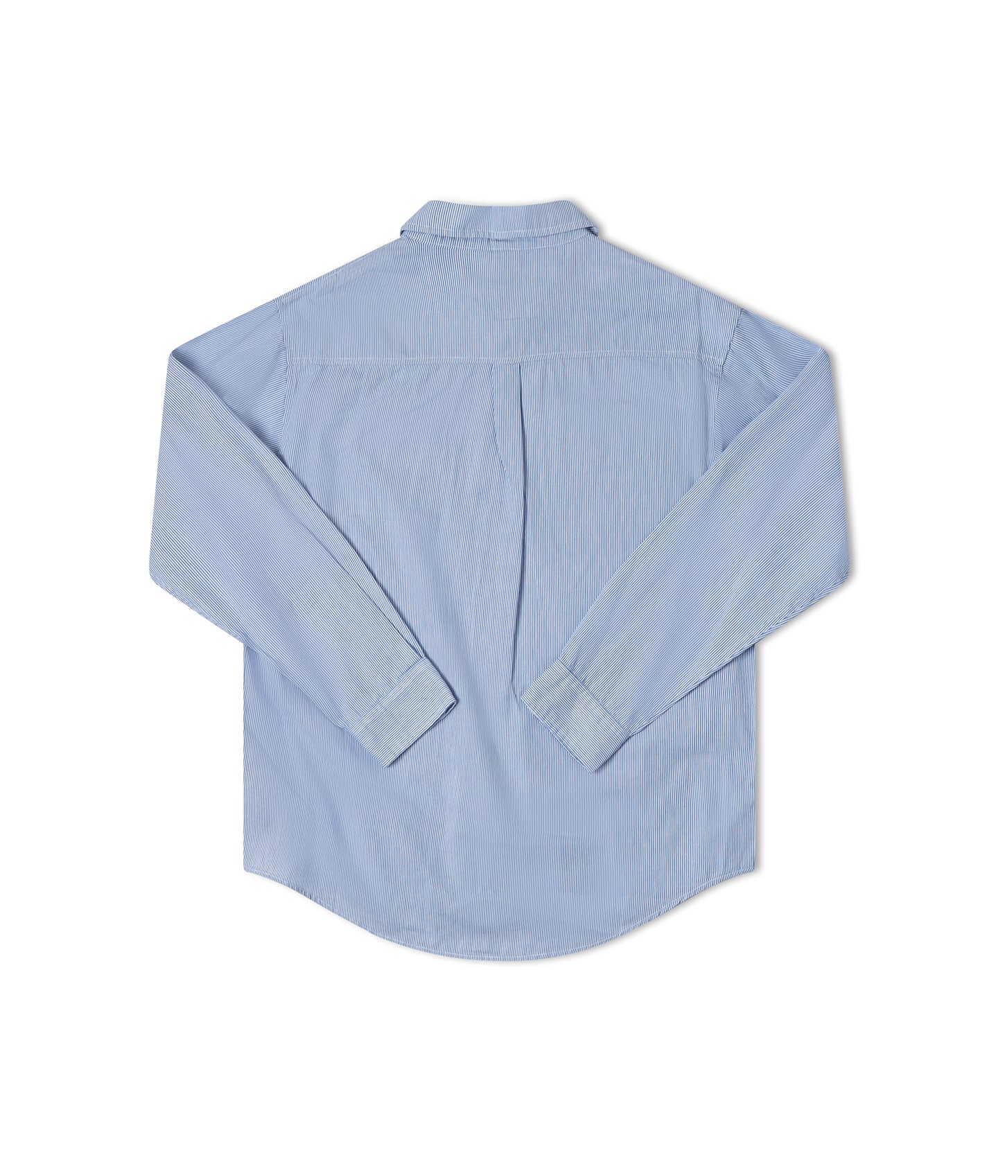 BROADCAST STRIPED LS SHIRT // BLUE WHITE