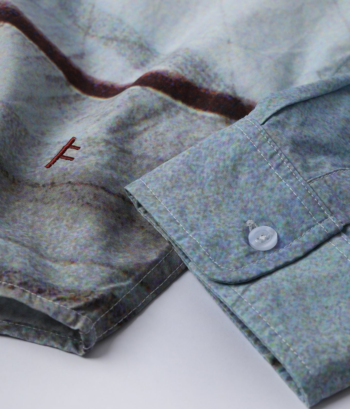 VIVIAN COIL LS SHIRT // SKY