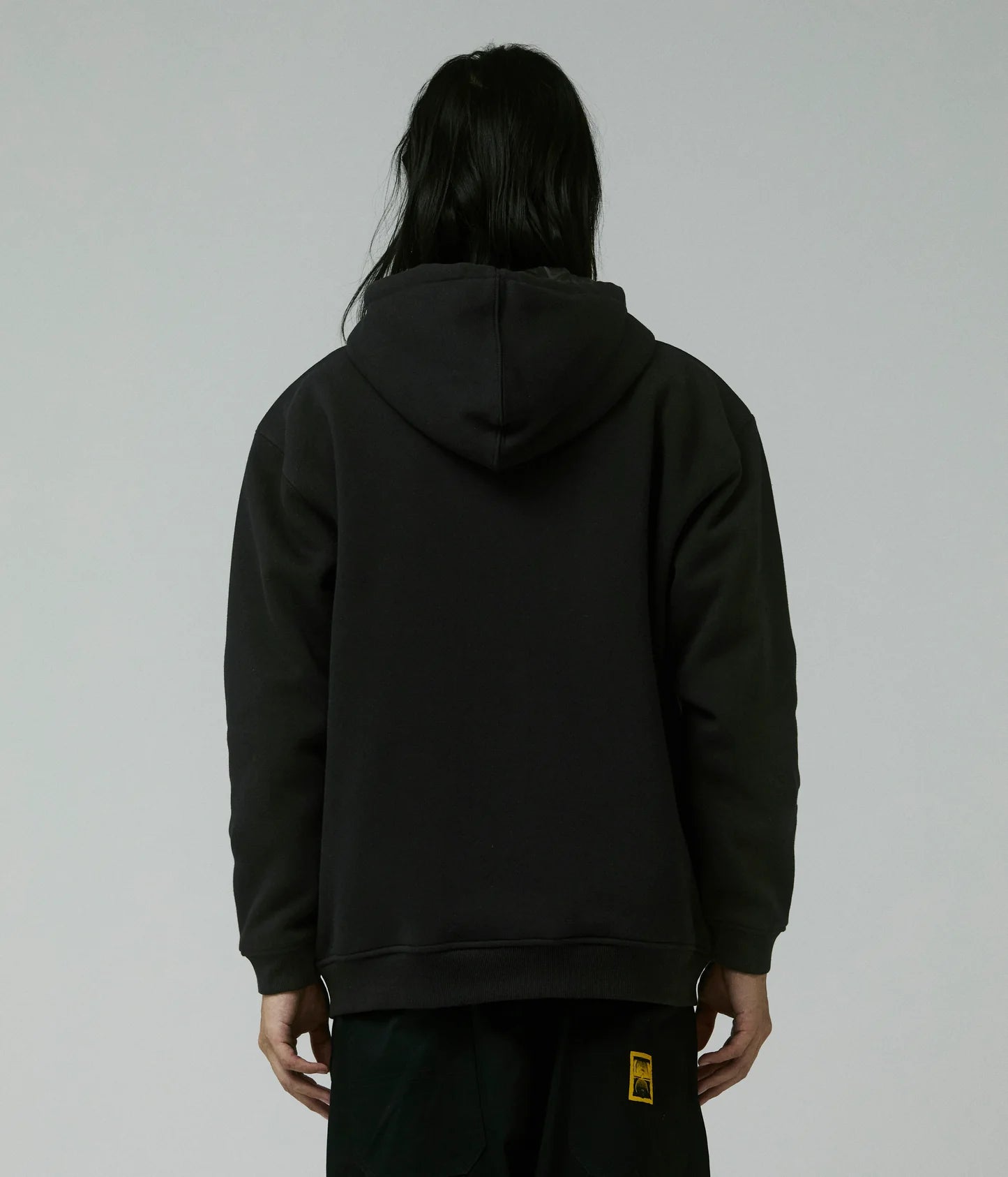 GLOBAL MIND LINED ZT HOOD // BLACK