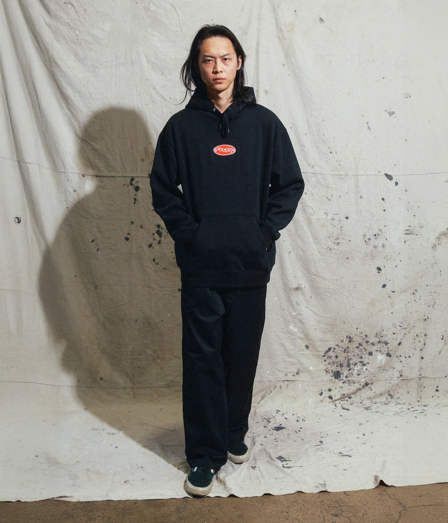 FLATLINE HOOD // BLACK