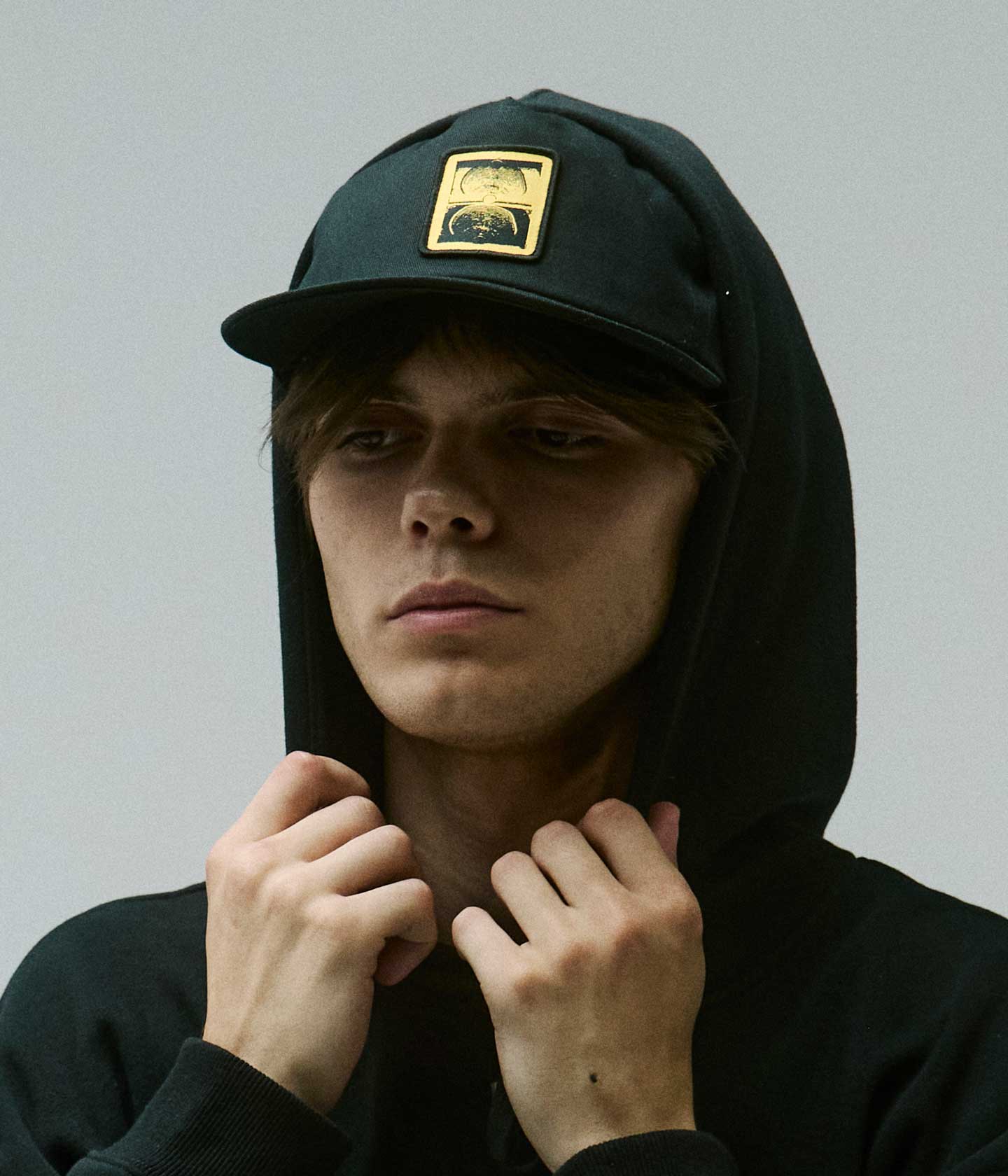 CRUX PATCH CAP // BLACK/YELLOW