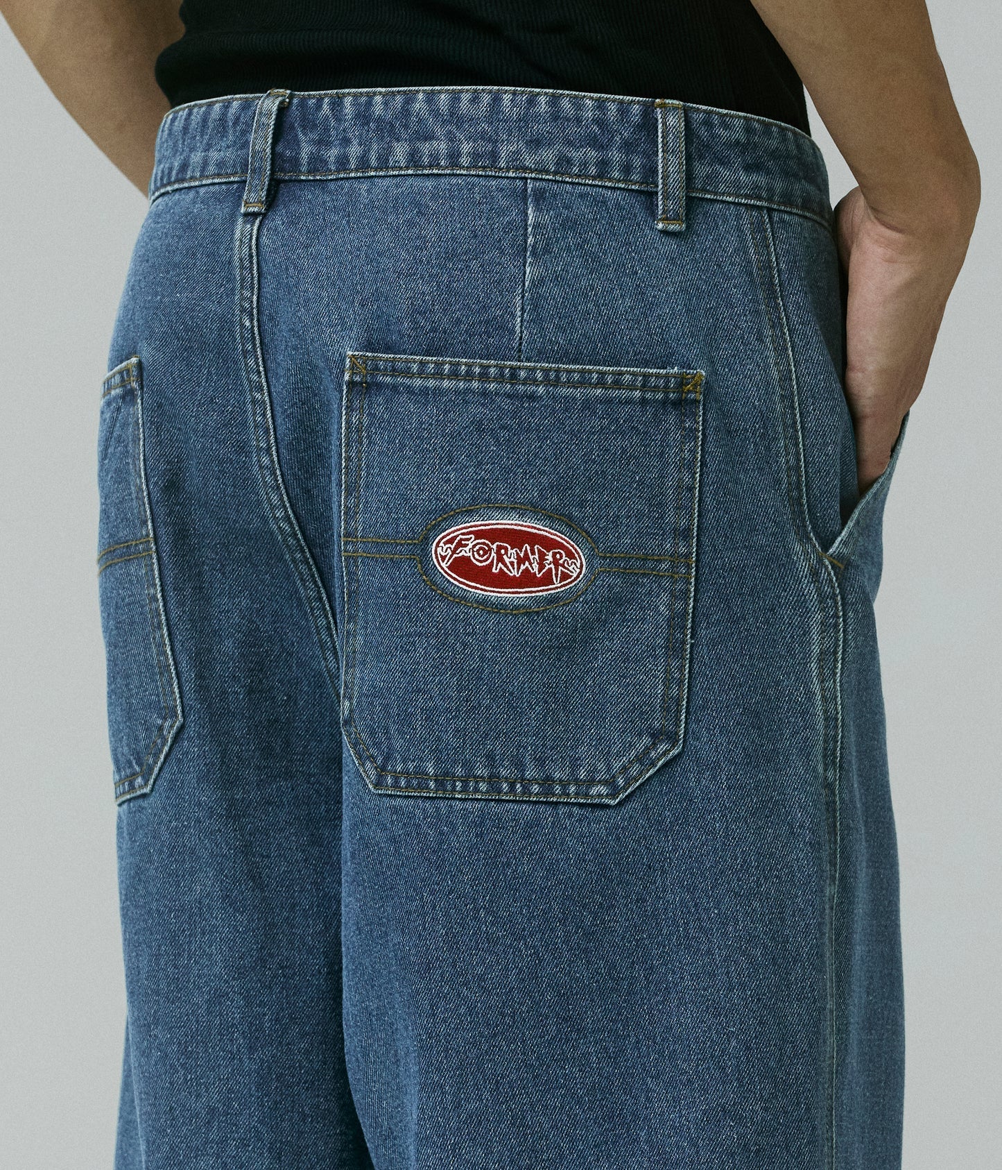 REYNOLDS FLATLINE DENIM PANT // DARK BLUE