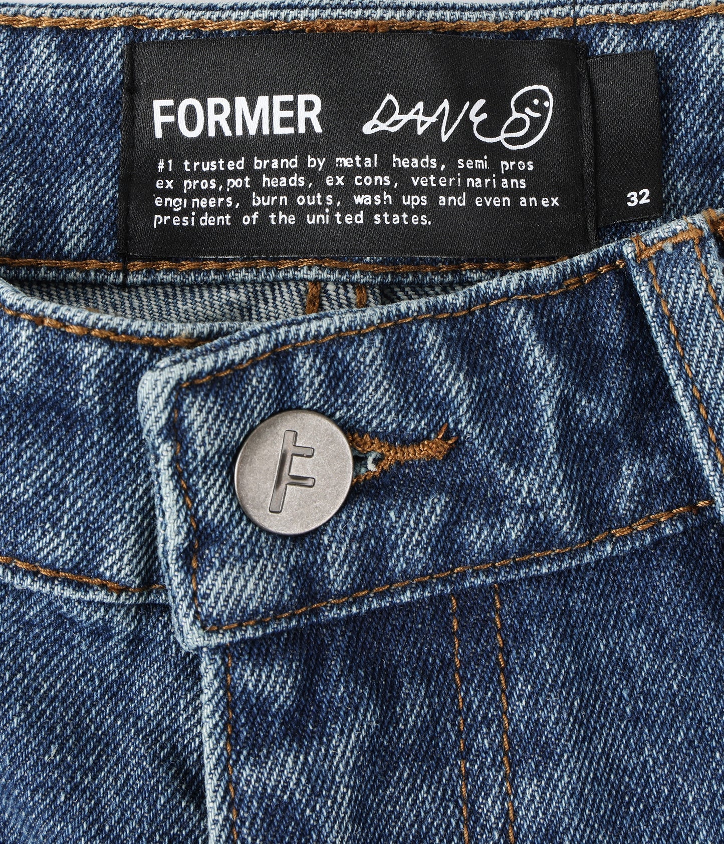 REYNOLDS FLATLINE DENIM PANT // DARK BLUE