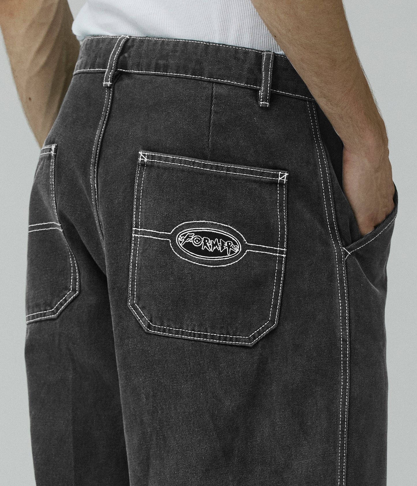 REYNOLDS FLATLINE DENIM PANT // WASHED BLACK