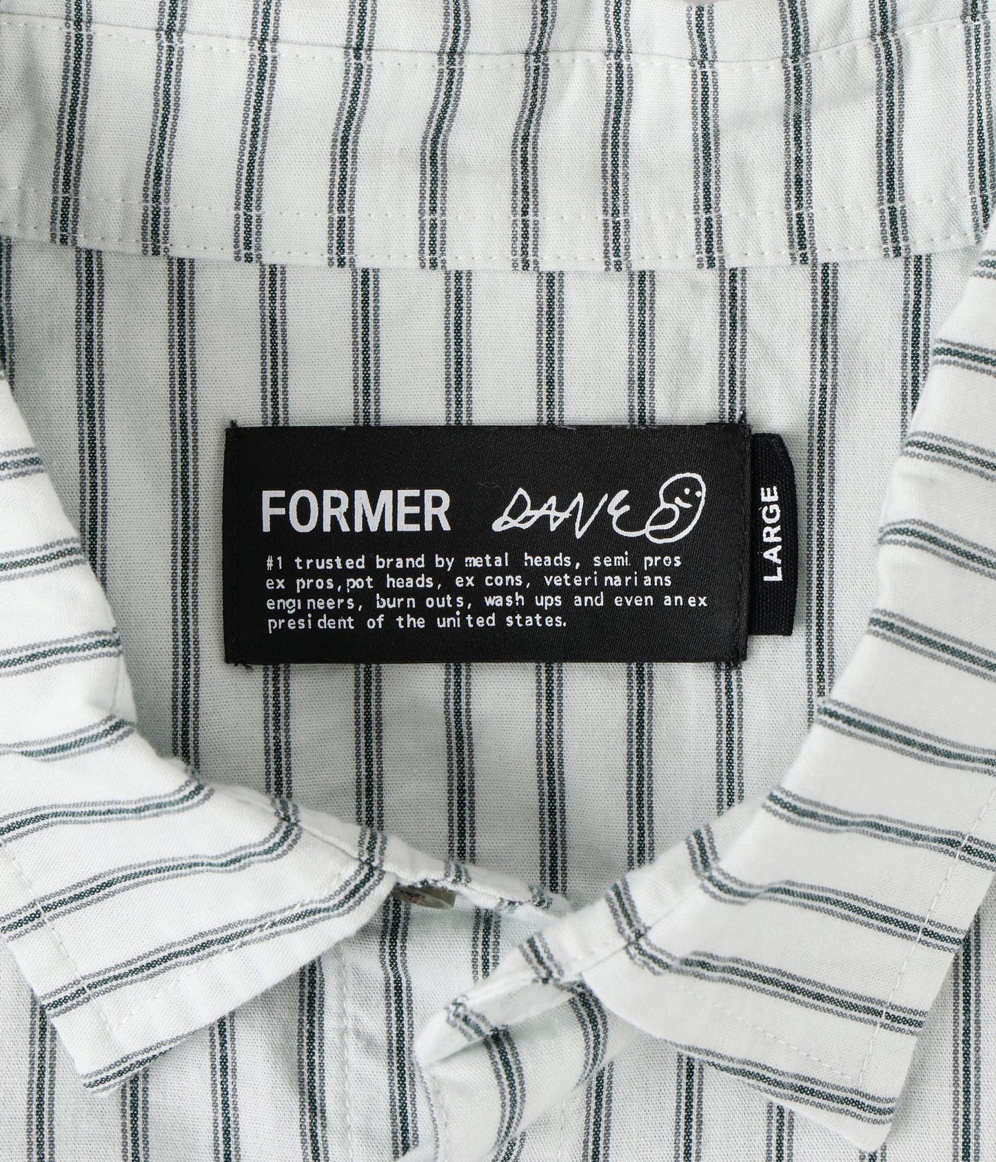 REYNOLDS STRIPE SS SHIRT // BONE