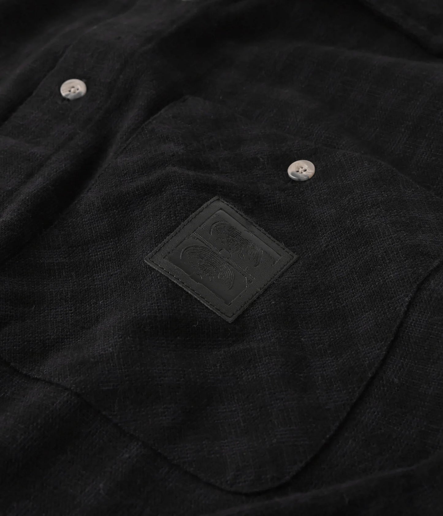 CRUX FLANNEL LS SHIRT // BLACK