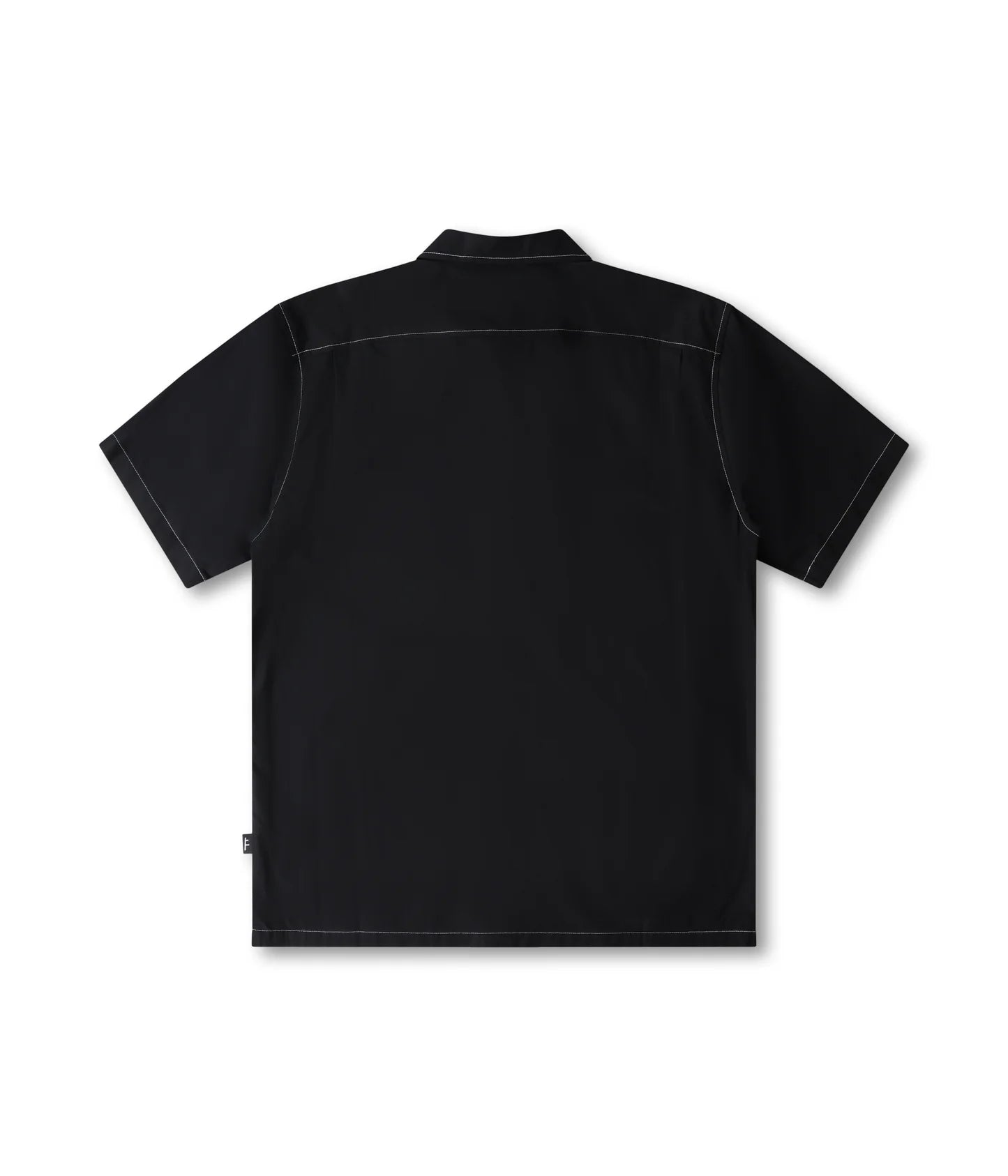 MARILYN CONTRAST SS SHIRT // BLACK