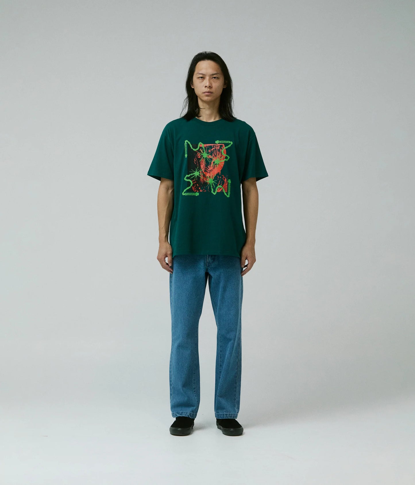 CHAINED T-SHIRT // PETROL