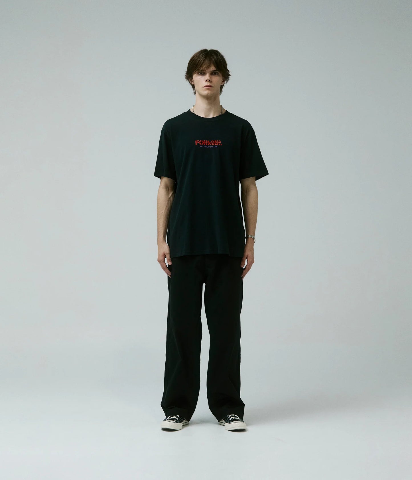 GLOBAL MIND T-SHIRT // BLACK