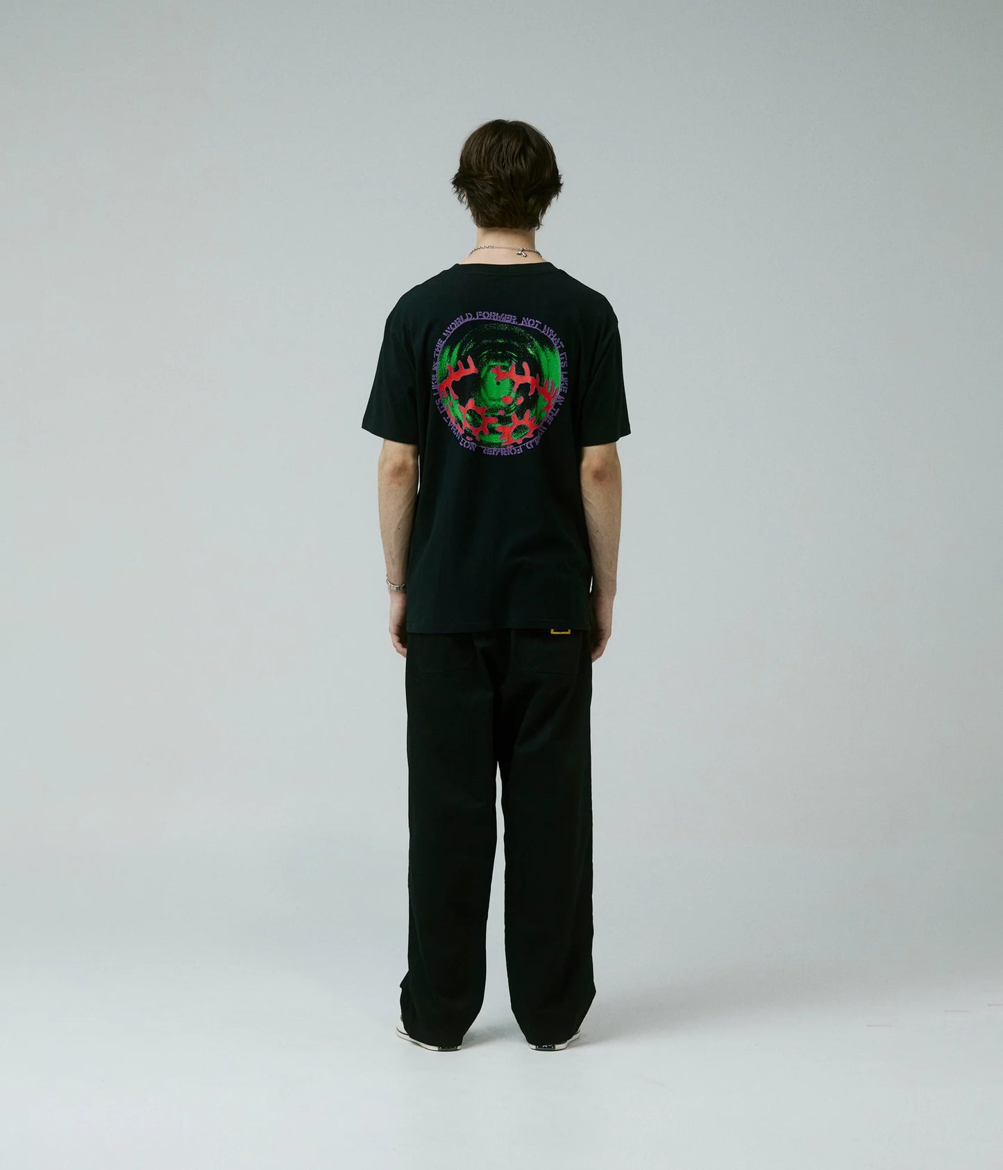 GLOBAL MIND T-SHIRT // BLACK