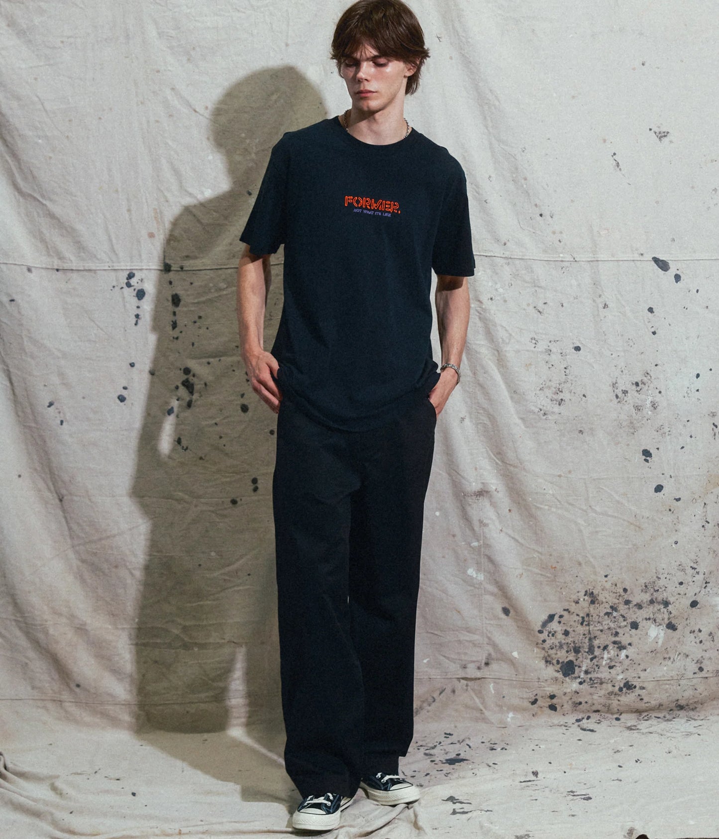 GLOBAL MIND T-SHIRT // BLACK