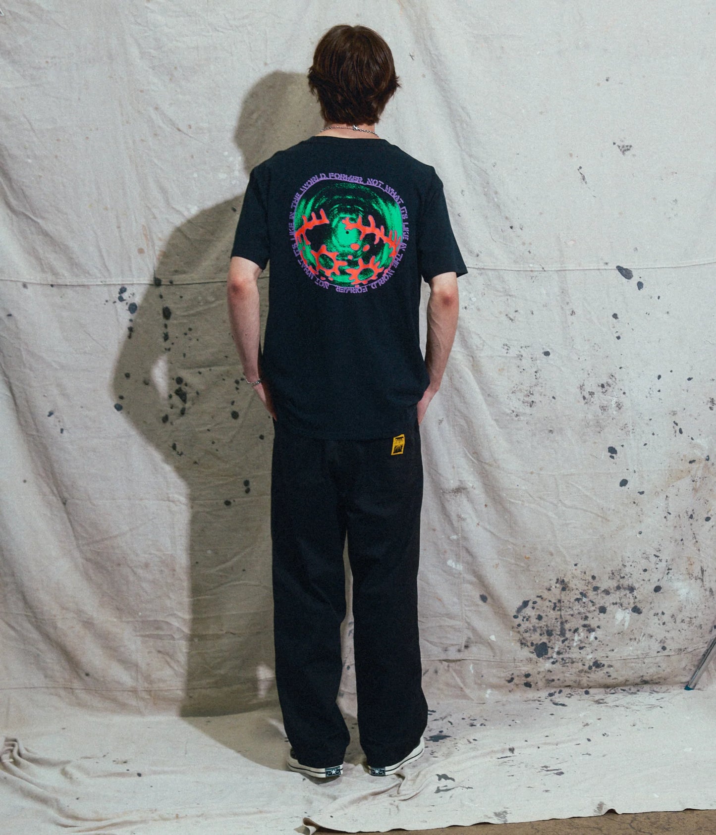 GLOBAL MIND T-SHIRT // BLACK