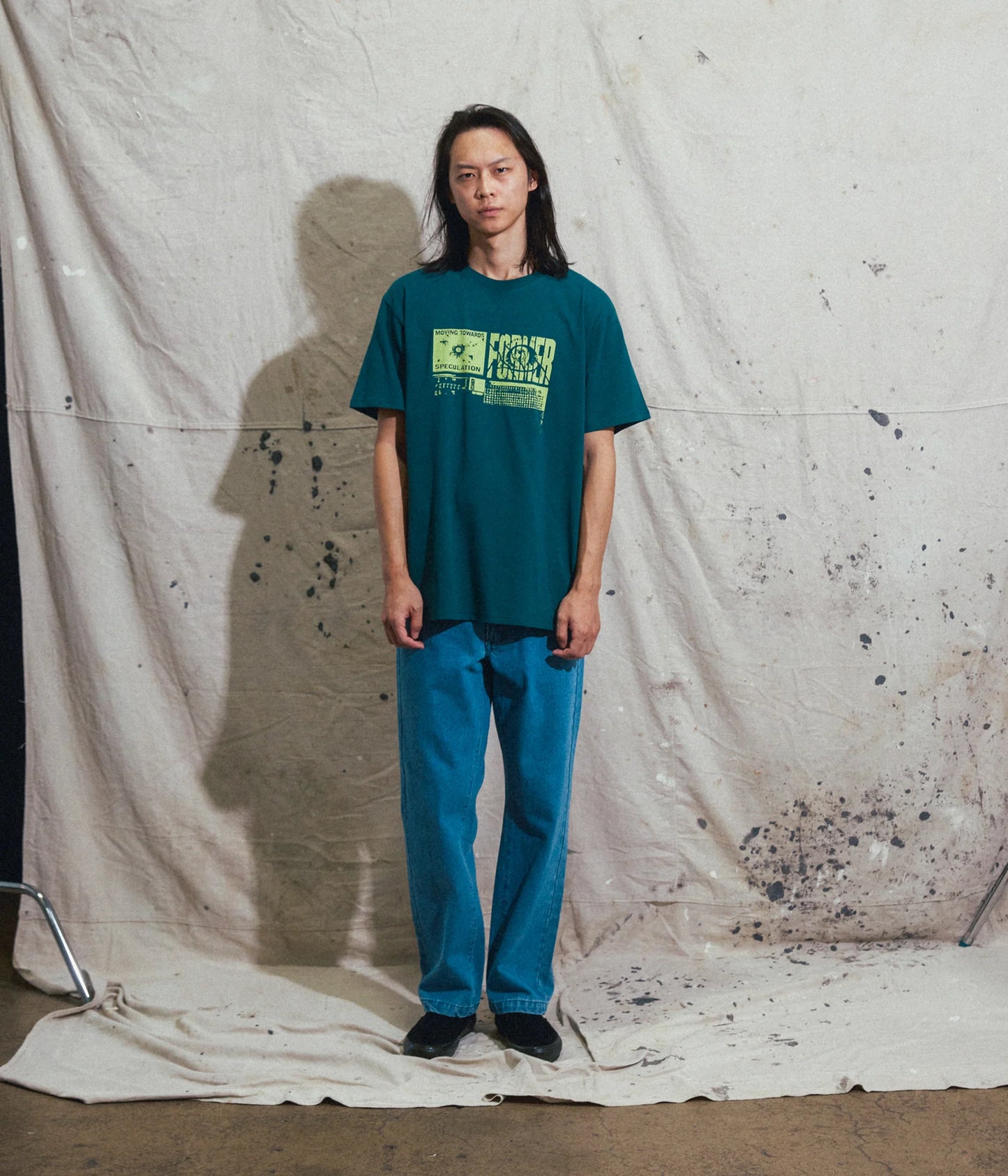 FLUSTER T-SHIRT // PETROL