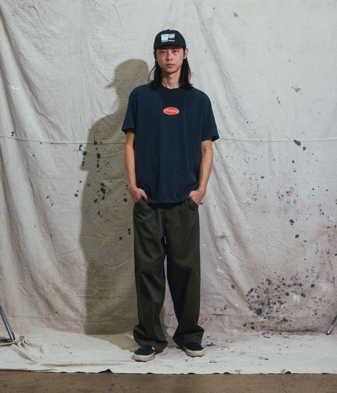 FLATLINE T-SHIRT // WASHED BLACK