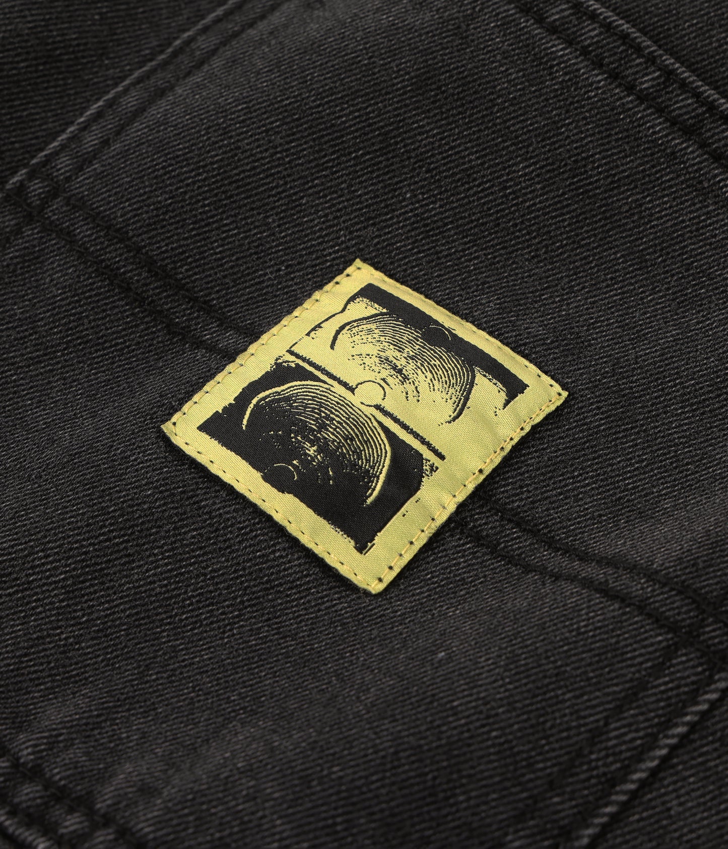 DISTEND VT DENIM CARPENTER SHORT // WASHED BLACK