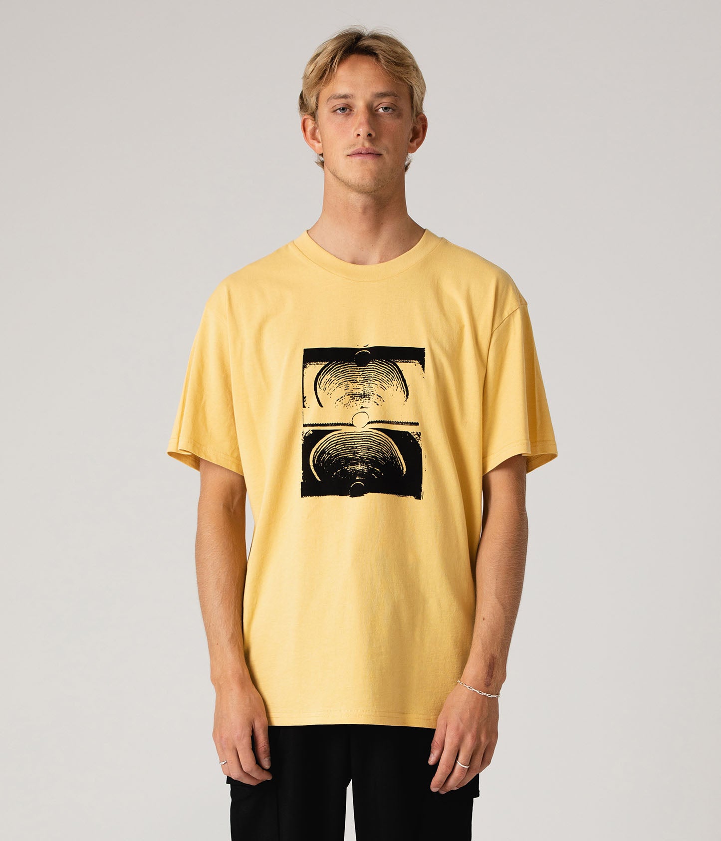 CRUX T-SHIRT // MUSTARD