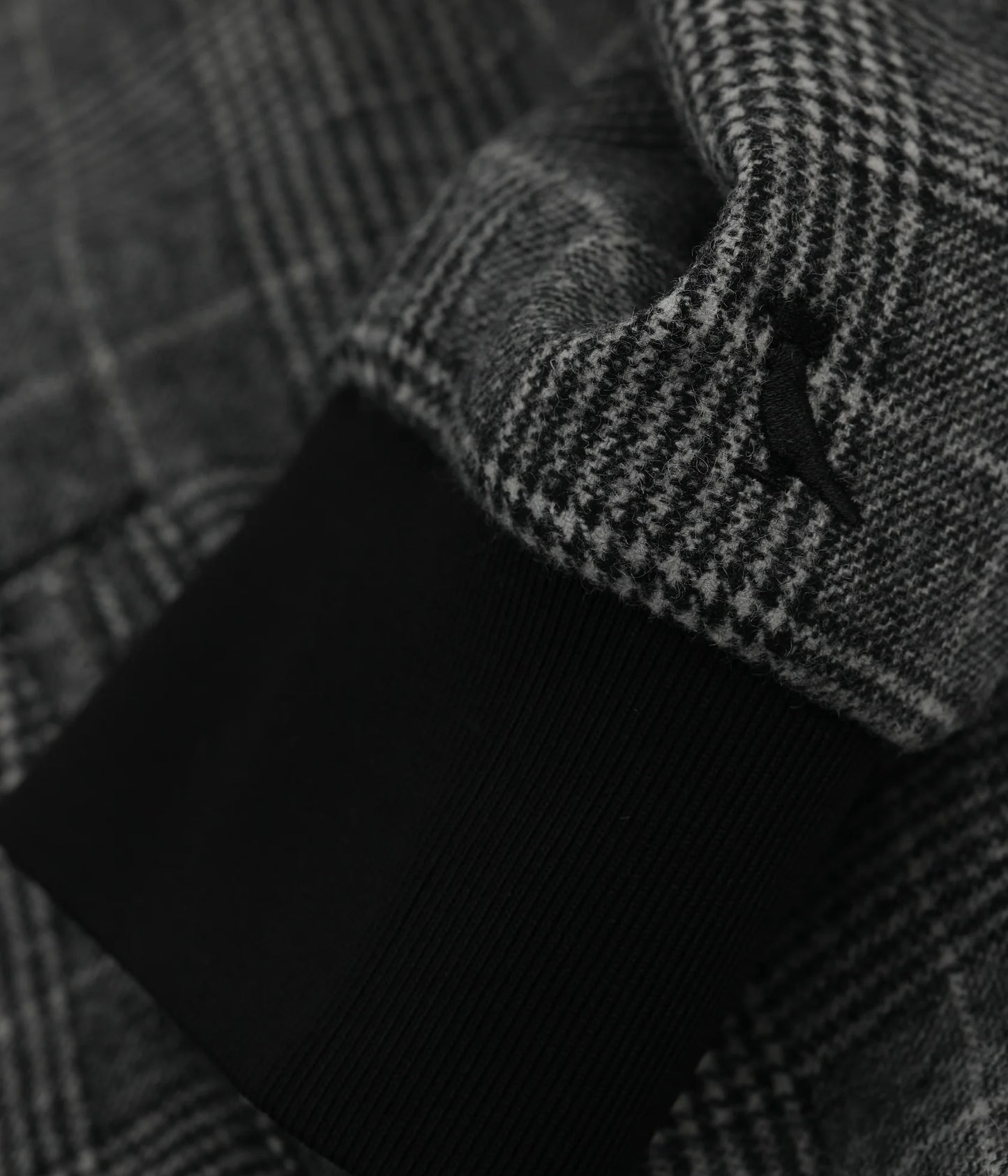 VT CHECK BOMBER JACKET // GREY CHECK