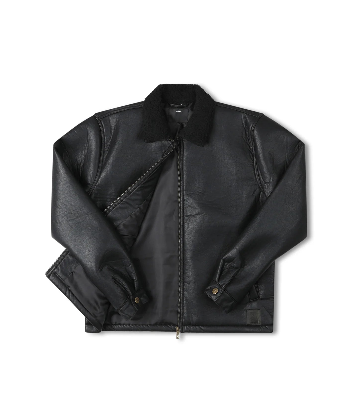 SHERPA LEATHER JACKET // BLACK – FORMER MERCHANDISE | JAPAN SHERPA LEATHER JACKET // BLACK – FORMER MERCHANDISE | JAPAN