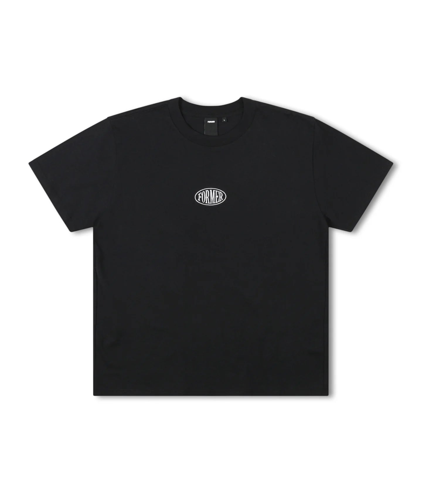 STAMPED T-SHIRT // BLACK – FORMER MERCHANDISE | JAPAN STAMPED T-SHIRT // BLACK – FORMER MERCHANDISE | JAPAN