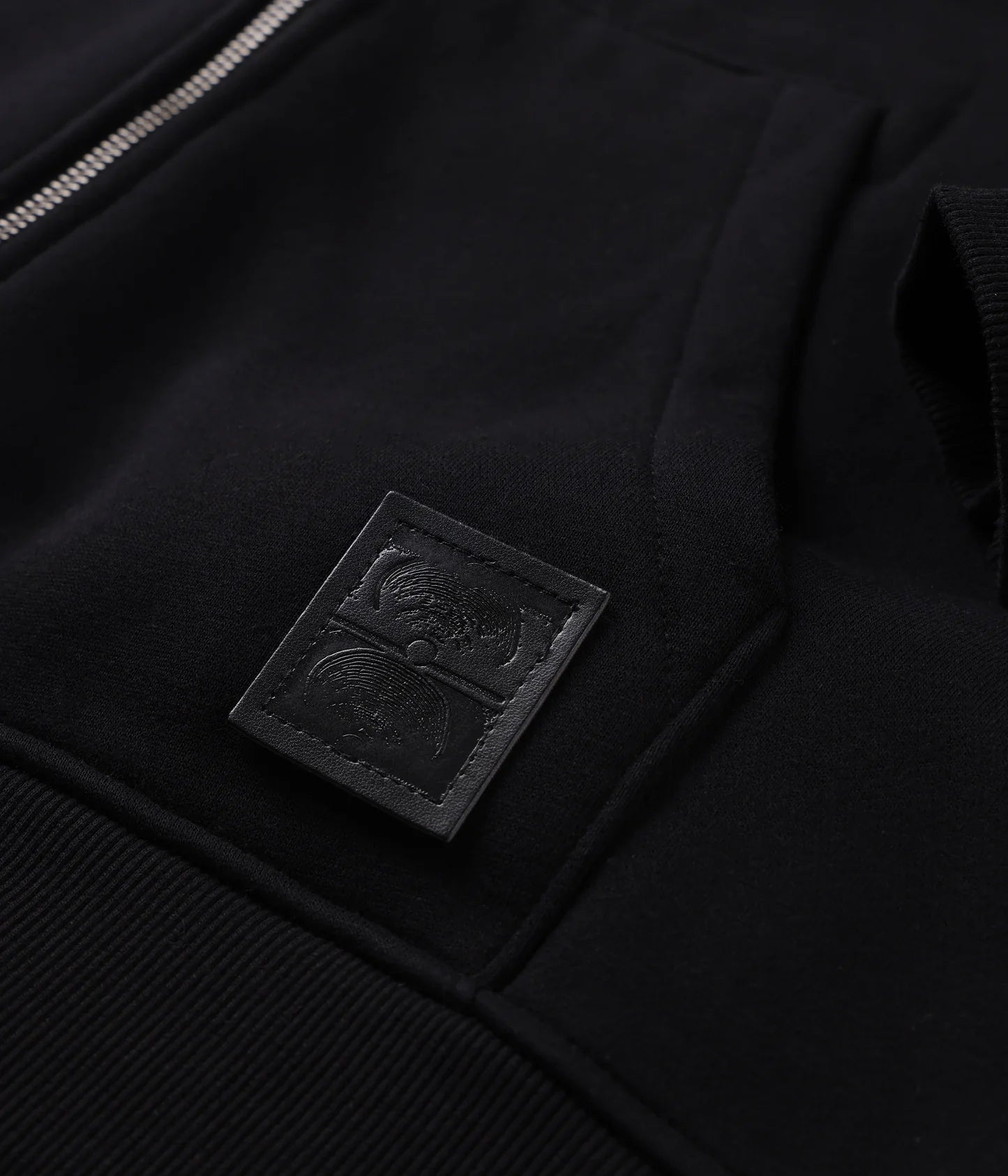 CRUX ZIP-THRU LINED HOOD // BLACK