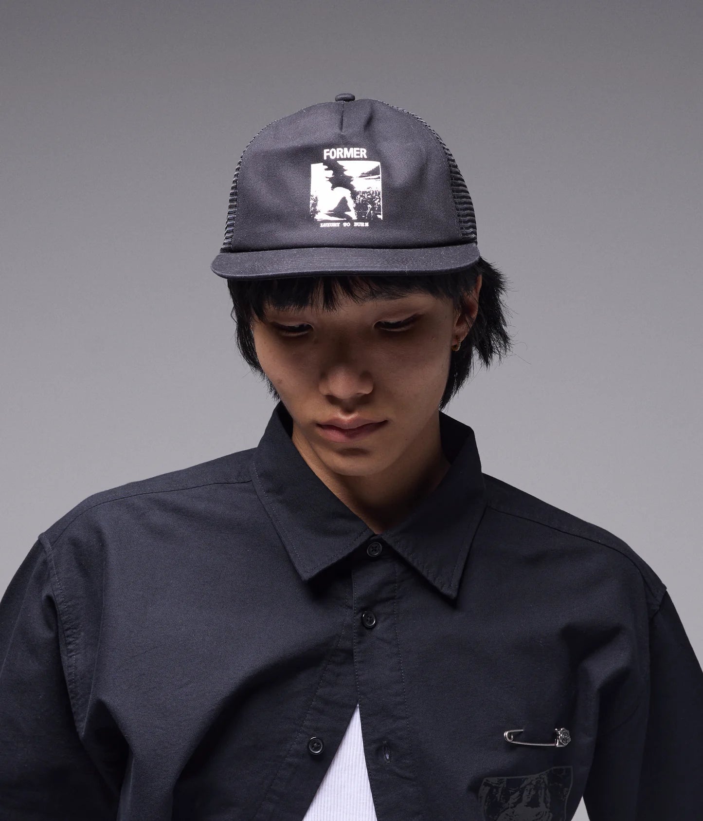SHUNNING TRUCKER CAP // BLACK