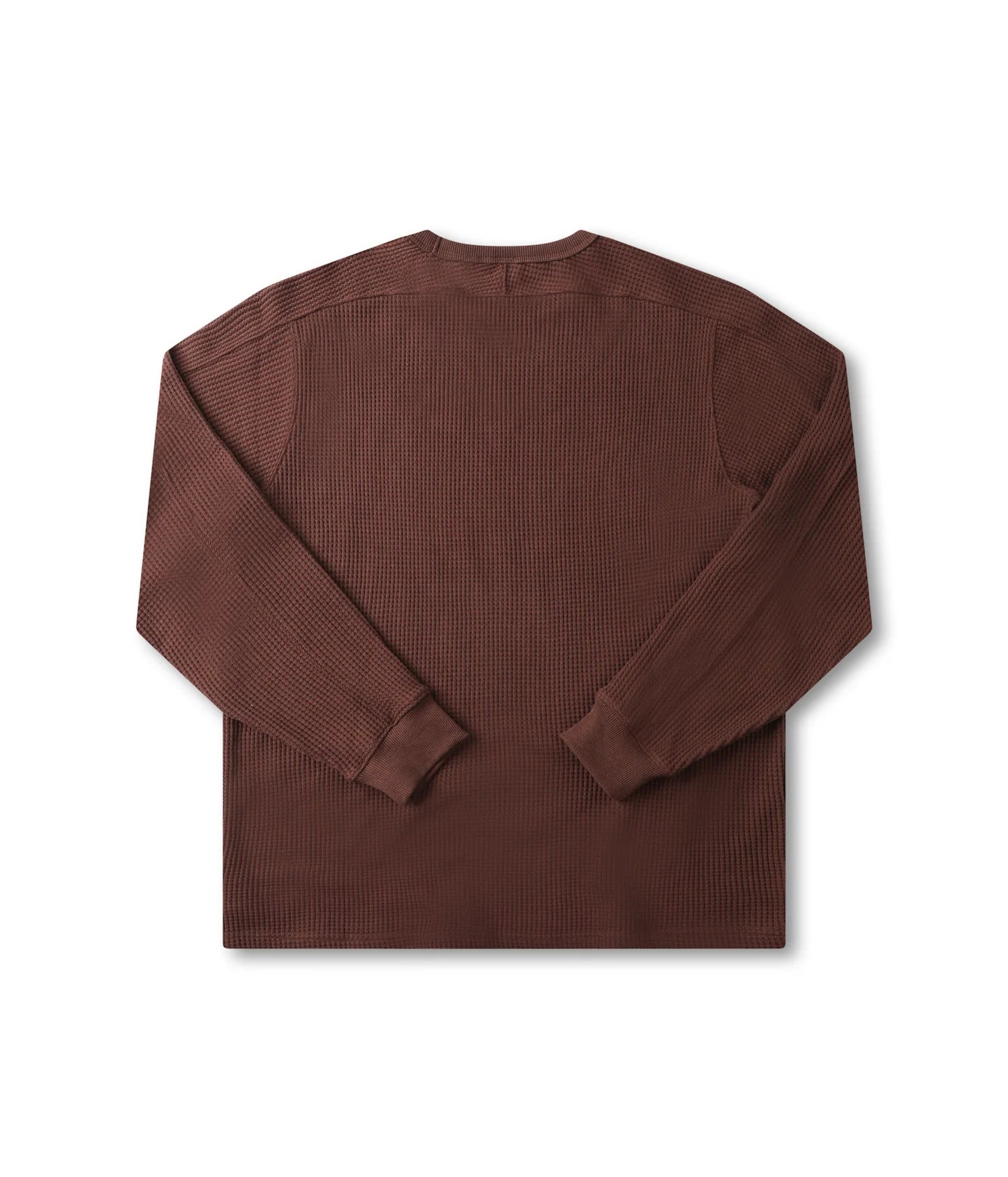 FRANCHISE WAFFLE LS T-SHIRT // CHOC