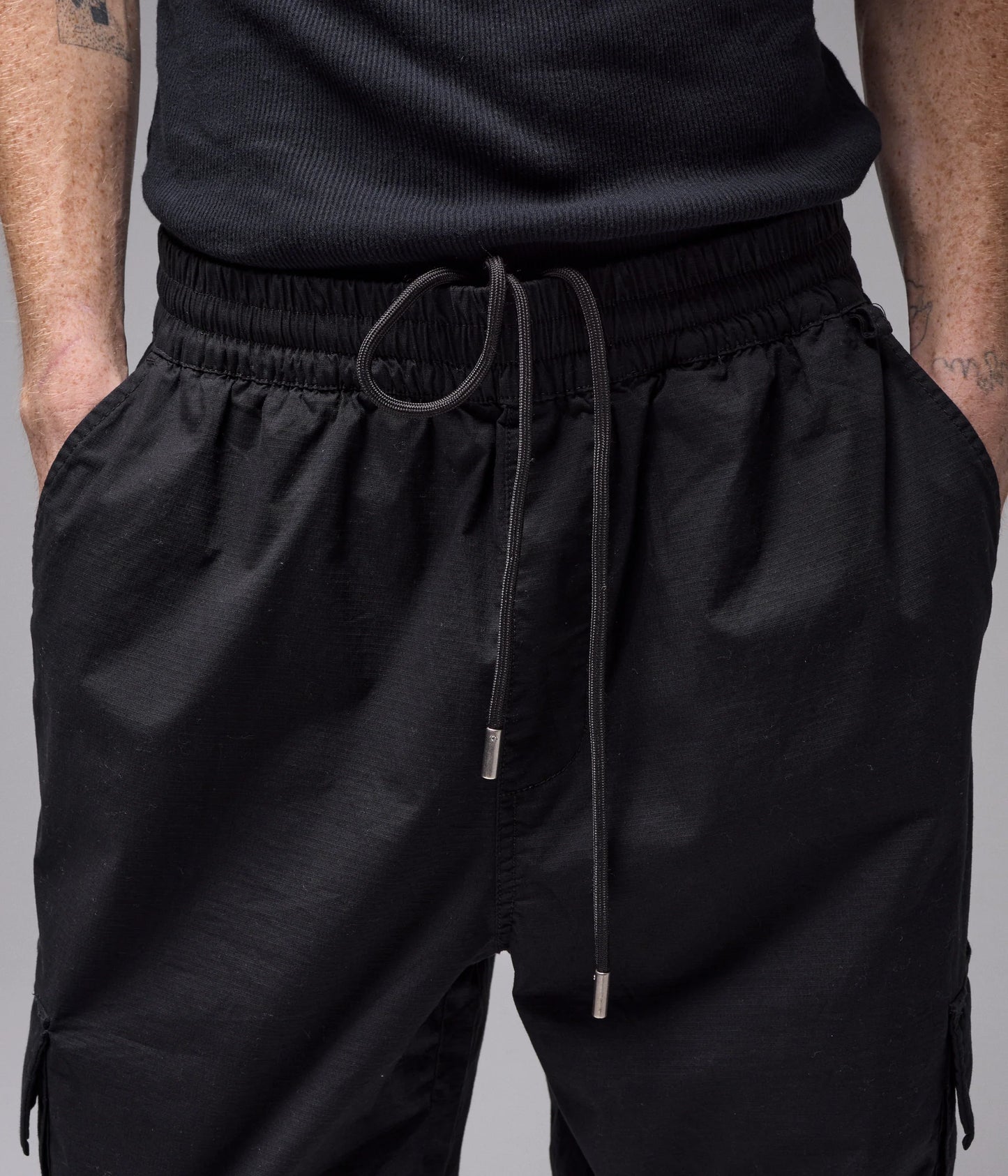 PRAYER CARGO PANT // BLACK