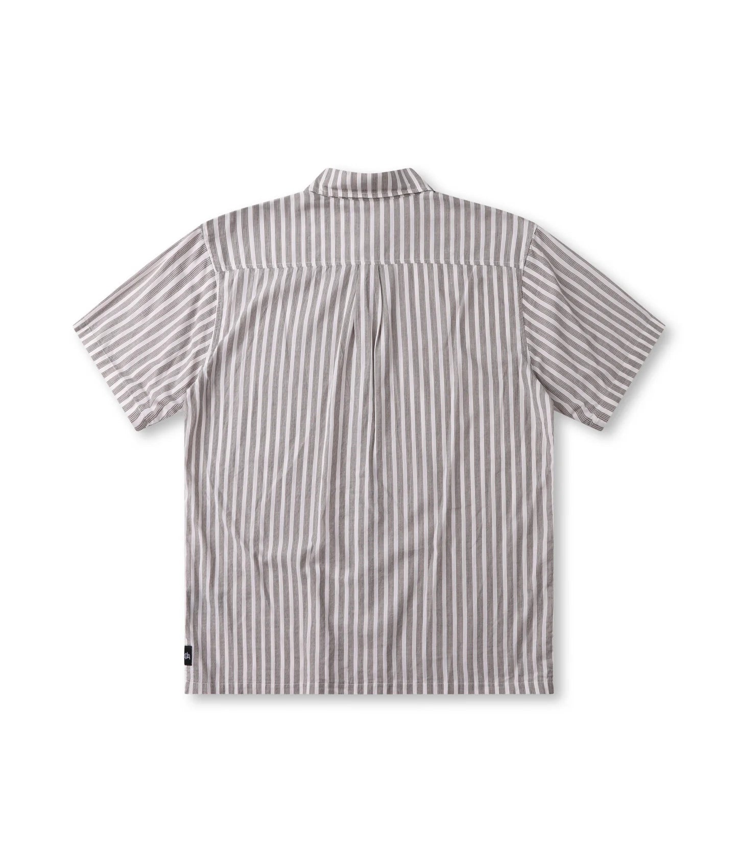 REYNOLDS STRIPE SS SHIRT // CHOC