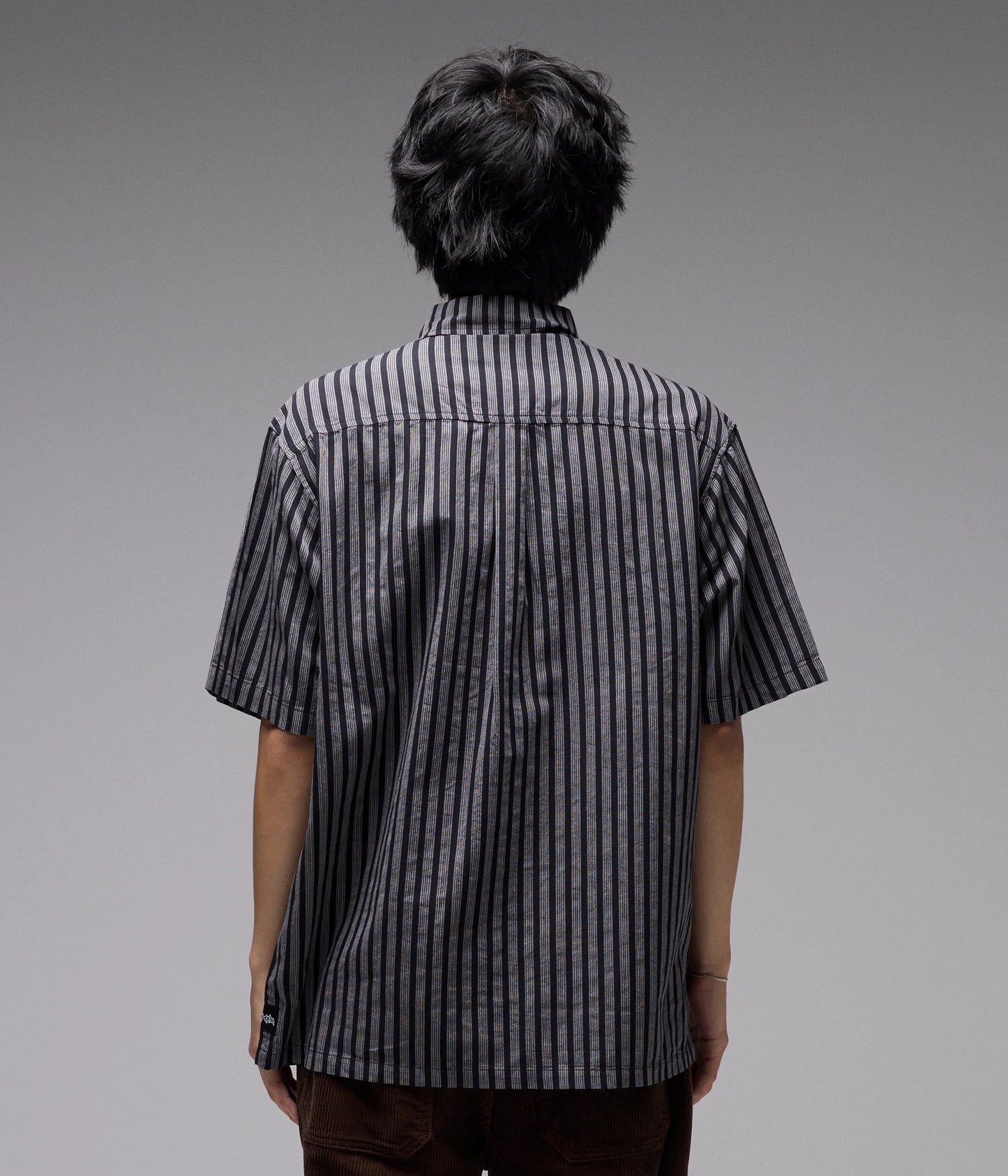 REYNOLDS STRIPE SS SHIRT // MIDNIGHT