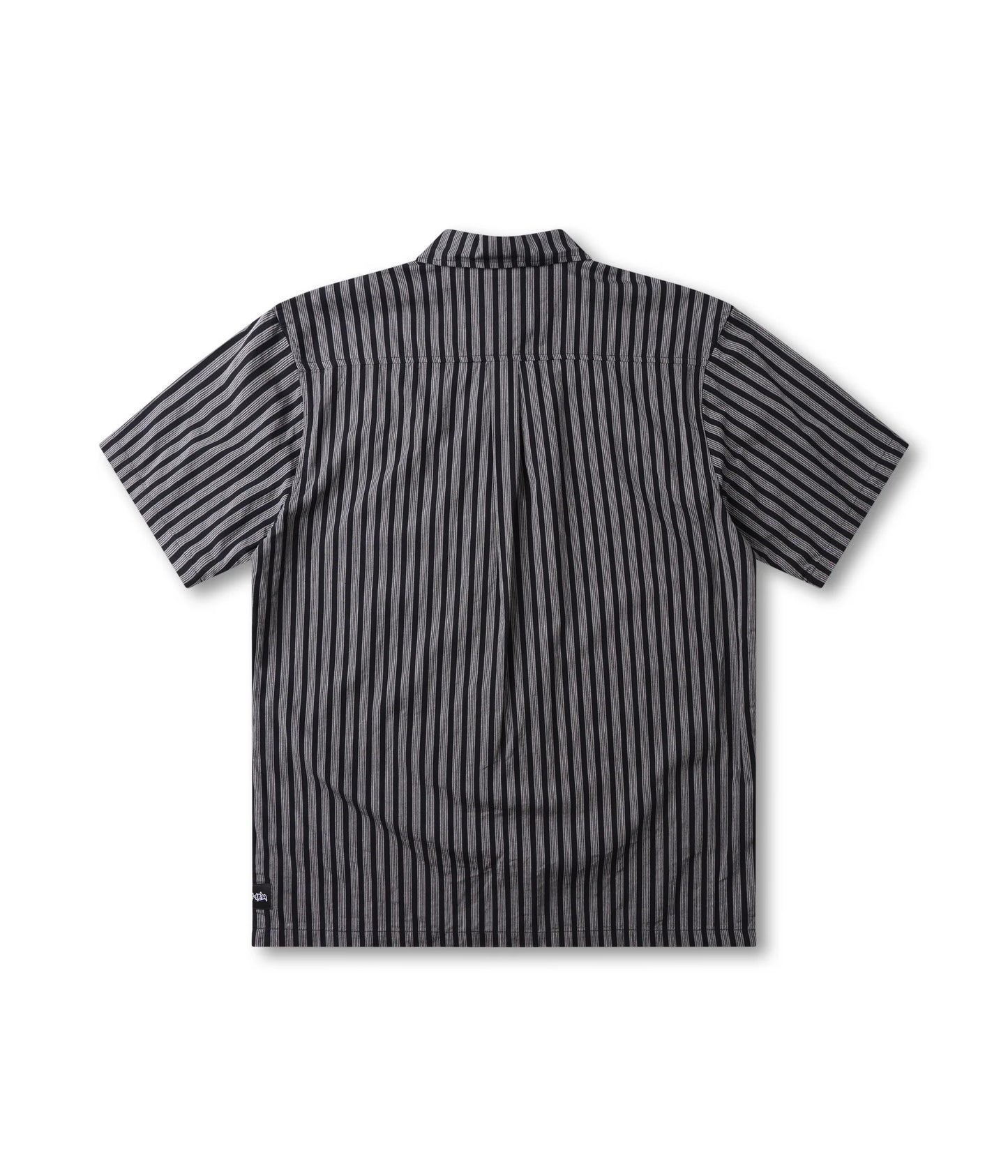 REYNOLDS STRIPE SS SHIRT // MIDNIGHT