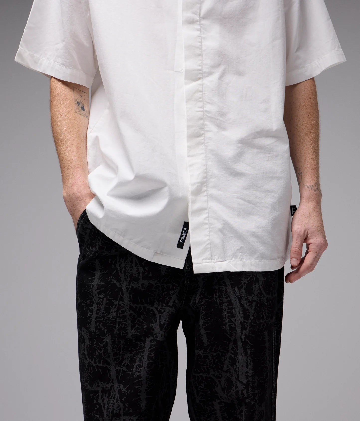 MARILYN AG SS SHIRT // WHITE