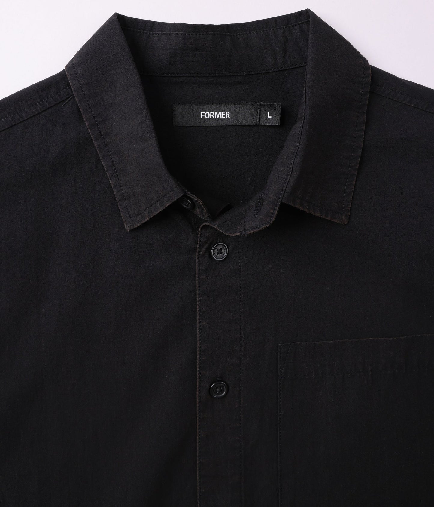 VIVIAN SHUNNING SS SHIRT // WASHED BLACK