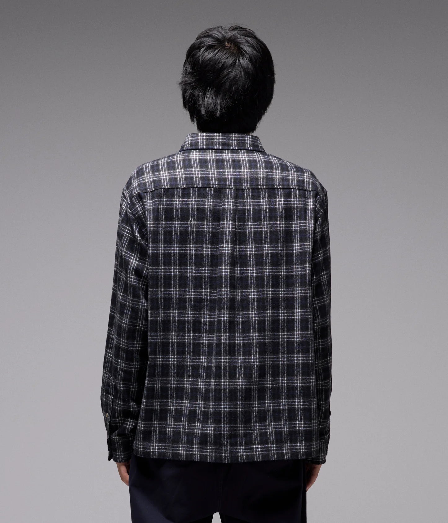 VIVIAN FLANNEL LS SHIRT // BLACK