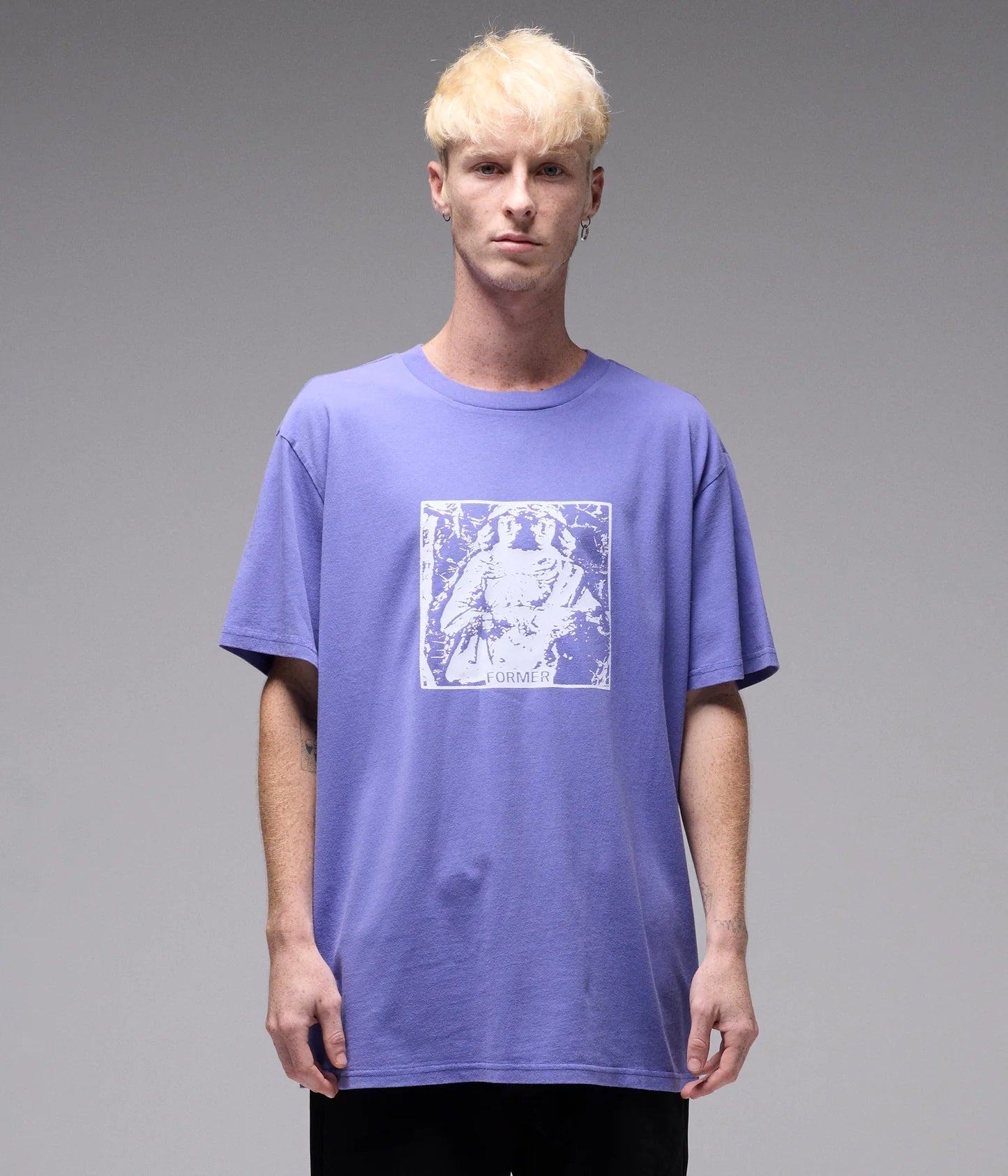 TURMOIL T-SHIRT // WASHED VIOLET