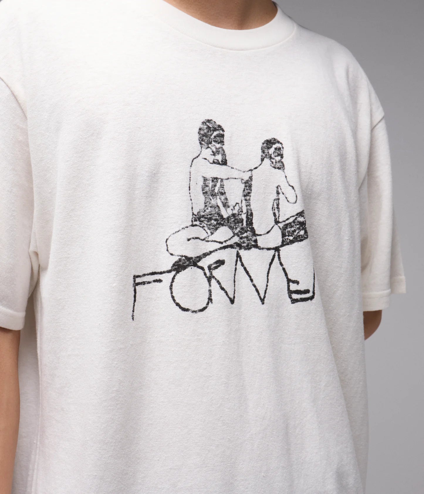 COMBUSTIBLE T-SHIRT // OYSTER