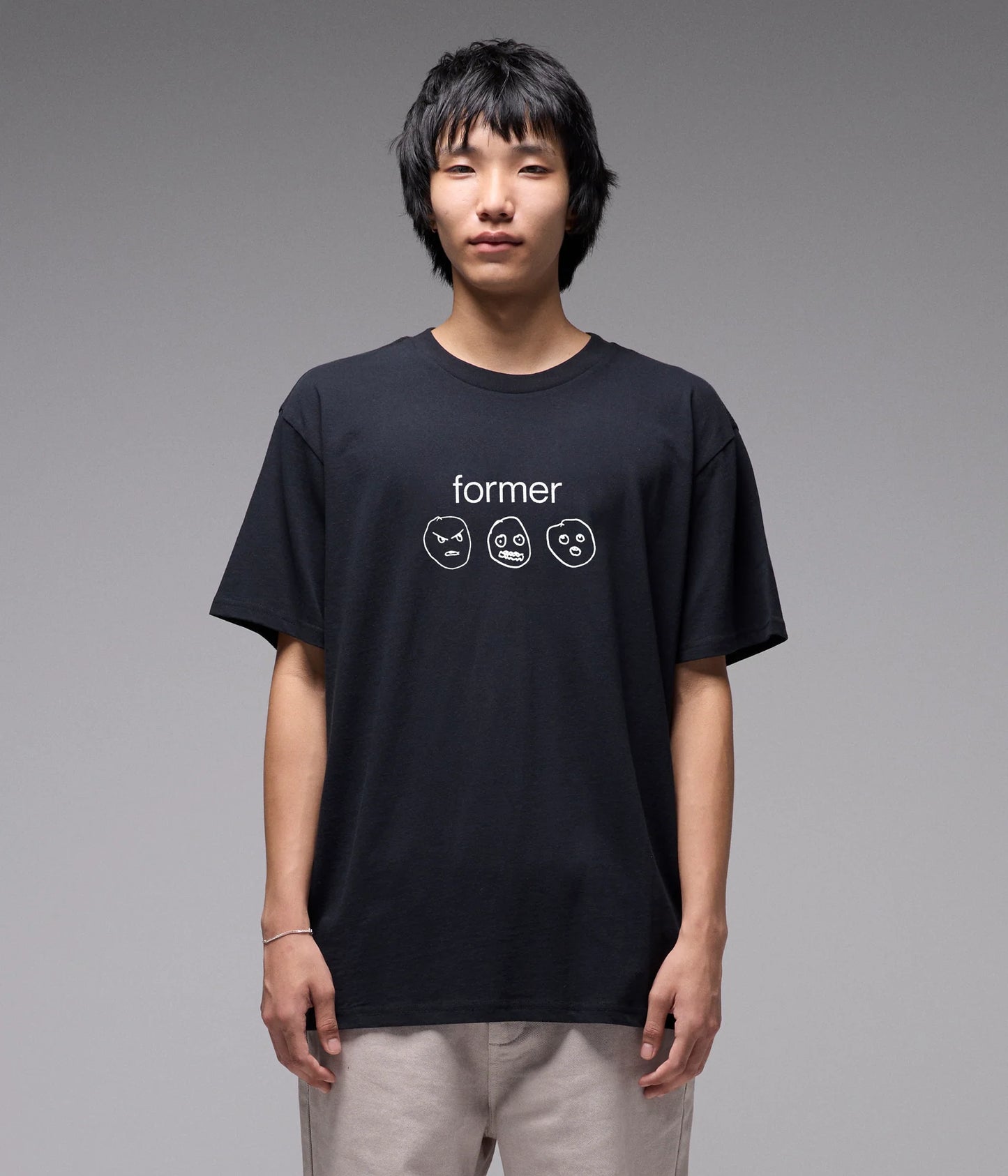 OSCILLATING T-SHIRT // BLACK