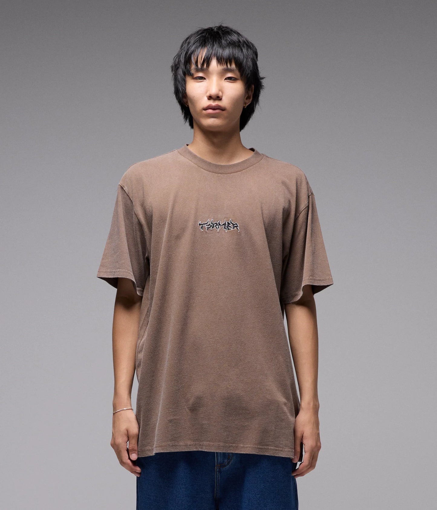 PROSCRIPTION T-SHIRT // WASHED CHOC