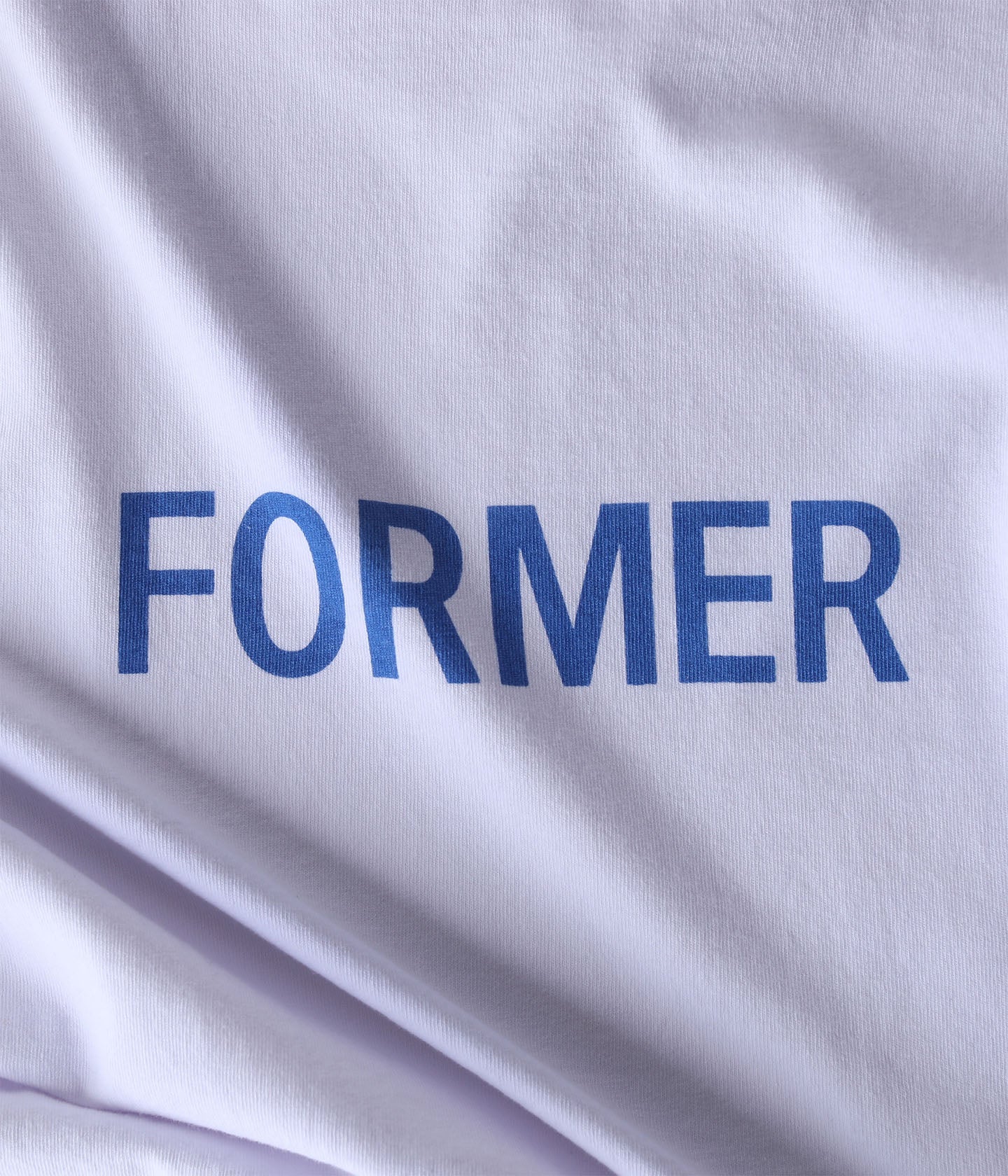 LEGACY T-SHIRT // WHITE/COBALT