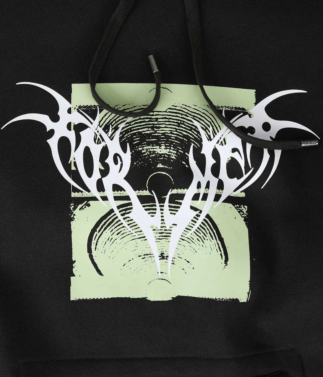 TRIBAL CRUX HOOD // BLACK