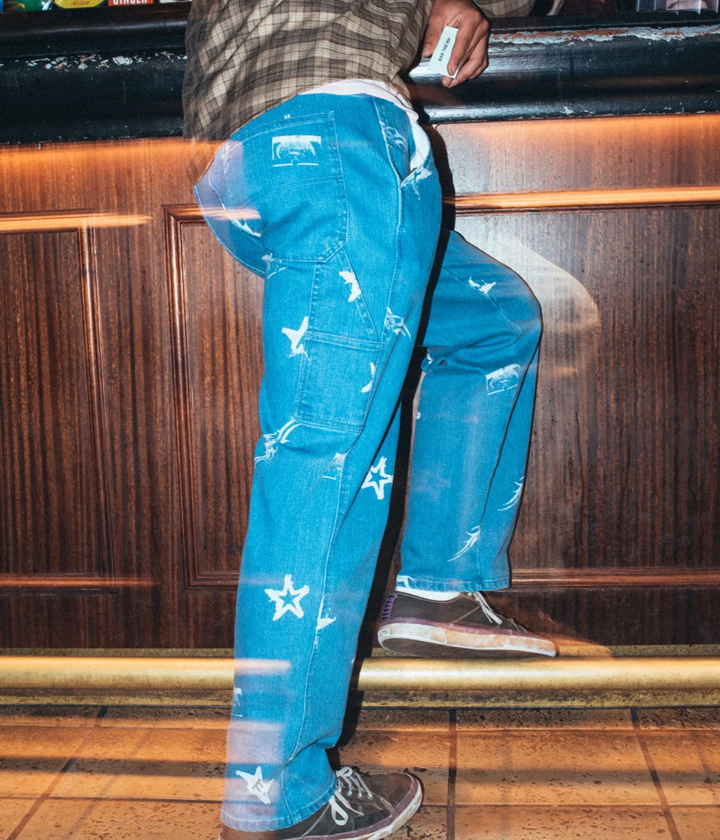 DISTEND WISHING JEAN // WASHED BLUE