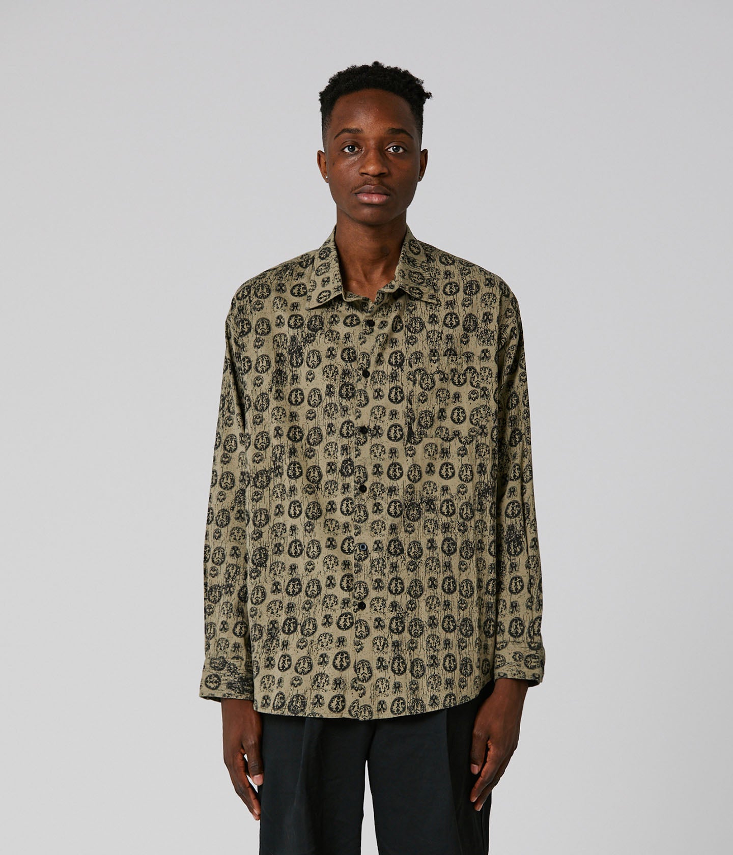 VIVIAN RUMINATION LS SHIRT // SAGE